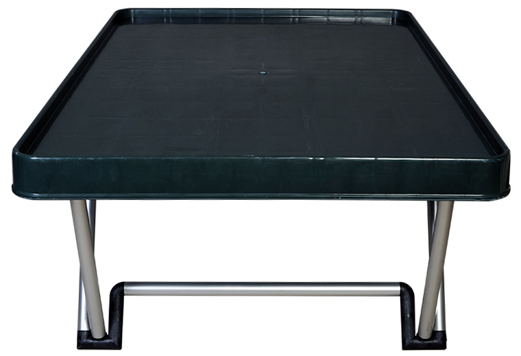 ismasan Plastik Pazar Masası - Yeşil - Dikey Görünüm